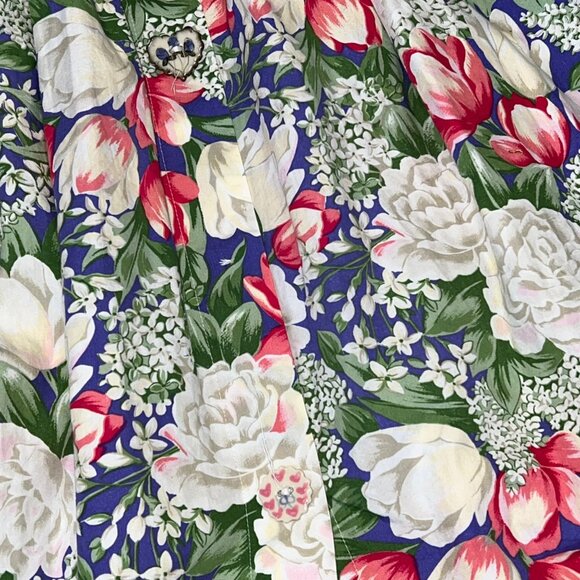 Dogwood Lane Vintage Floral Prairie Dress Sleeveless 6X - Picture 3 of 7